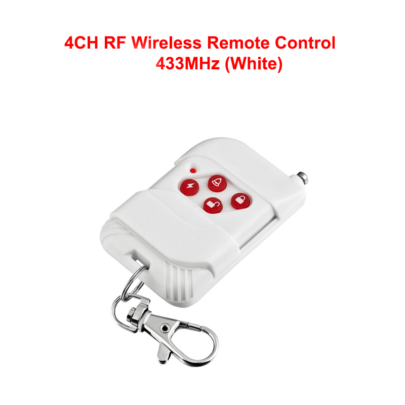 4CH RF Wireless Remote Control 433MHz (White)