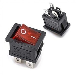 Rocker Switch ON/OFF 4Pin with lamp