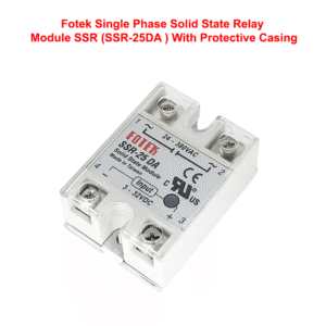 Fotek Single Phase Solid State Relay Module SSR (SSR-25DA ) With Protective Casing