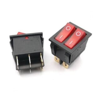 Boat Rocker Switch DPST On-Off