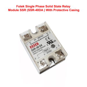 Fotek Single Phase Solid State Relay Module SSR (SSR-40DA ) With Protective Casing